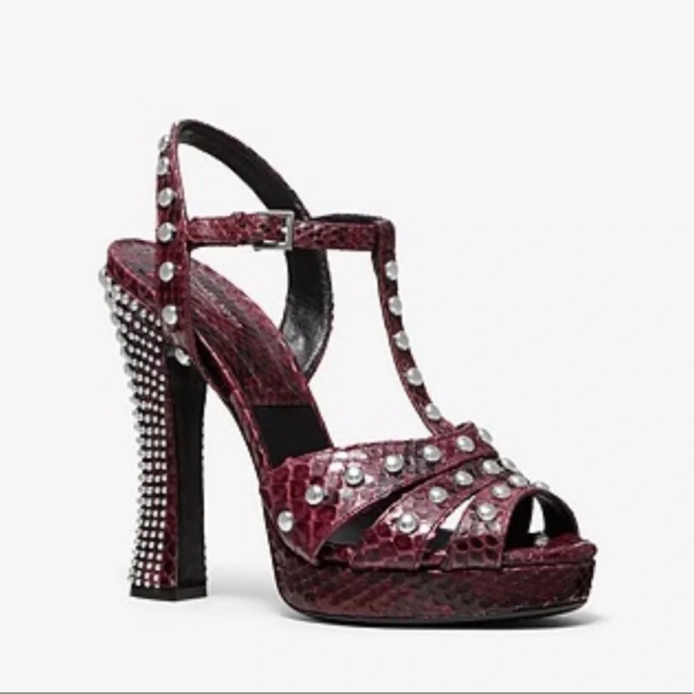 Michael Kors Collection Python Platforms - Picture 5 of 8